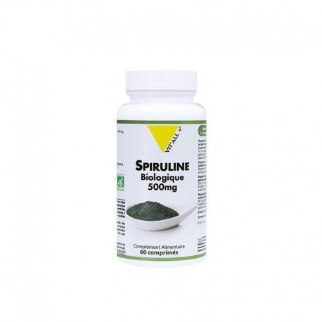 SPIRULINE 500MG 60GEL VITALL +  dans votre magasin bio en ligne Etiketbio.eu