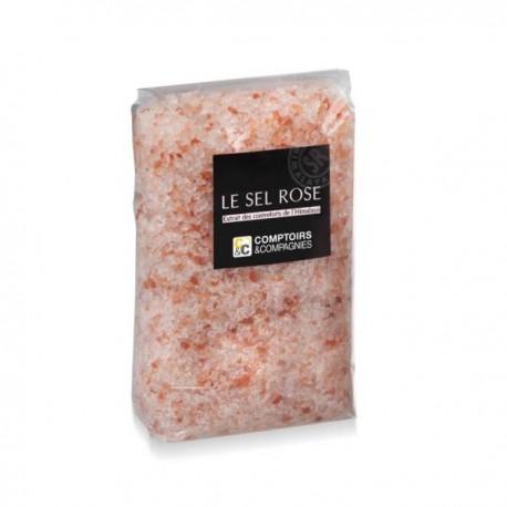 LE SEL ROSE GRAINS SACHET 1KG COMPTOIRS ET COMPAGNIE  dans votre magasin bio en ligne Etiketbio.eu