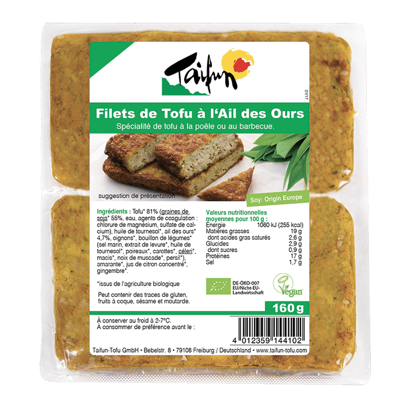 FILET TOFU AIL DES OURS 160G CC