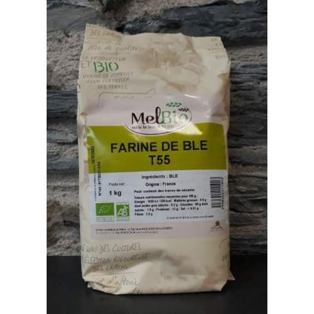 Farine de blé bio T55