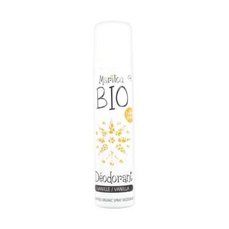 DEODORANT SPRAY VANILLE 75ML MARILOU BIO  dans votre magasin bio en ligne Etiketbio.eu