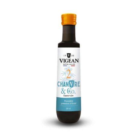 HUILE CHANVRE ET CO N°2 25CL VIGEAN  dans votre magasin bio en ligne Etiketbio.eu