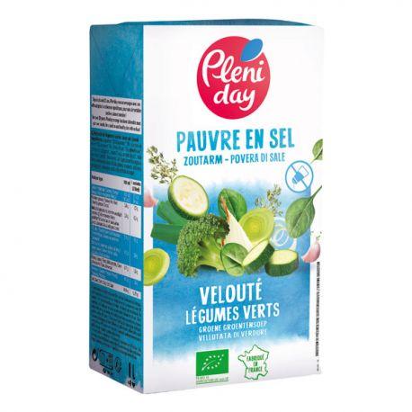 VELOUTE LEGUMES VERTS SANS SEL 1L   dans votre magasin bio en ligne Etiketbio.eu