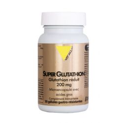 SUPER GLUTATHION 200MG 30GELS VITALL +  dans votre magasin bio en ligne Etiketbio.eu