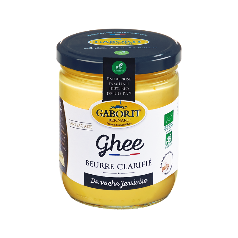 GHEE BEURRE CLARIFIE 350GR GABORIT  dans votre magasin bio en ligne Etiketbio.eu