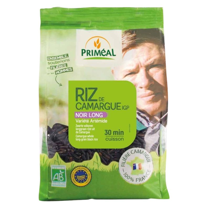 RIZ DE CAMARGUE NOIR IGP 250G PRIMEAL  dans votre magasin bio en ligne Etiketbio.eu