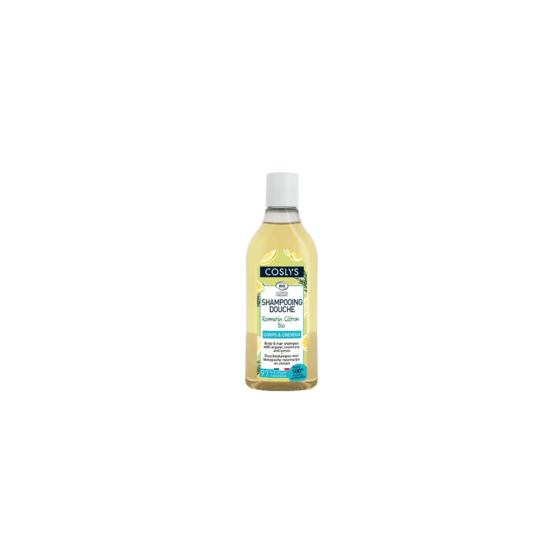 SHAMPOOING DOUCHE ROMARIN CITRON 250ML COSLYS  dans votre magasin bio en ligne Etiketbio.eu