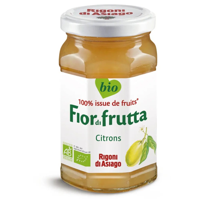 FIORDIFRUTTA CITRONS 260G RIGONI DI ASIAGO  dans votre magasin bio en ligne Etiketbio.eu