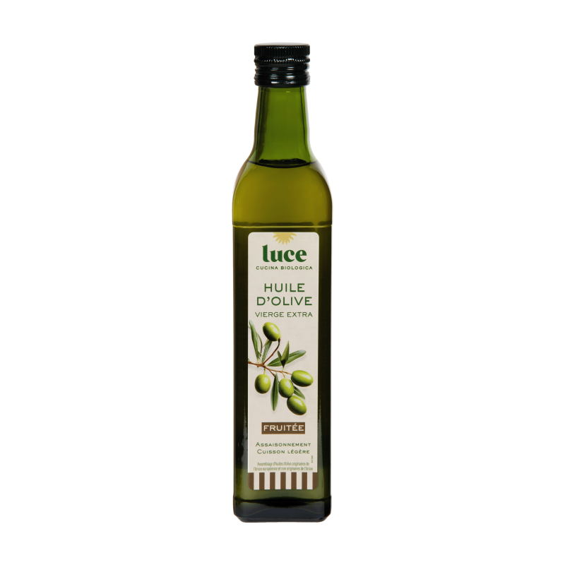 HUILE OLIVE VIERGE EXTRA FRUITEE 50CL LUCE  dans votre magasin bio en ligne Etiketbio.eu