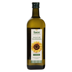 HUILE DE TOURNESOL VIERGE 1L LUCE  dans votre magasin bio en ligne Etiketbio.eu