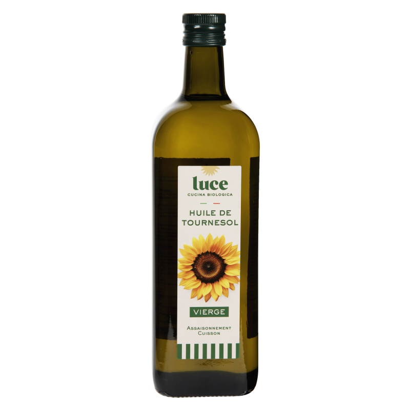 HUILE DE TOURNESOL VIERGE 1L LUCE  dans votre magasin bio en ligne Etiketbio.eu