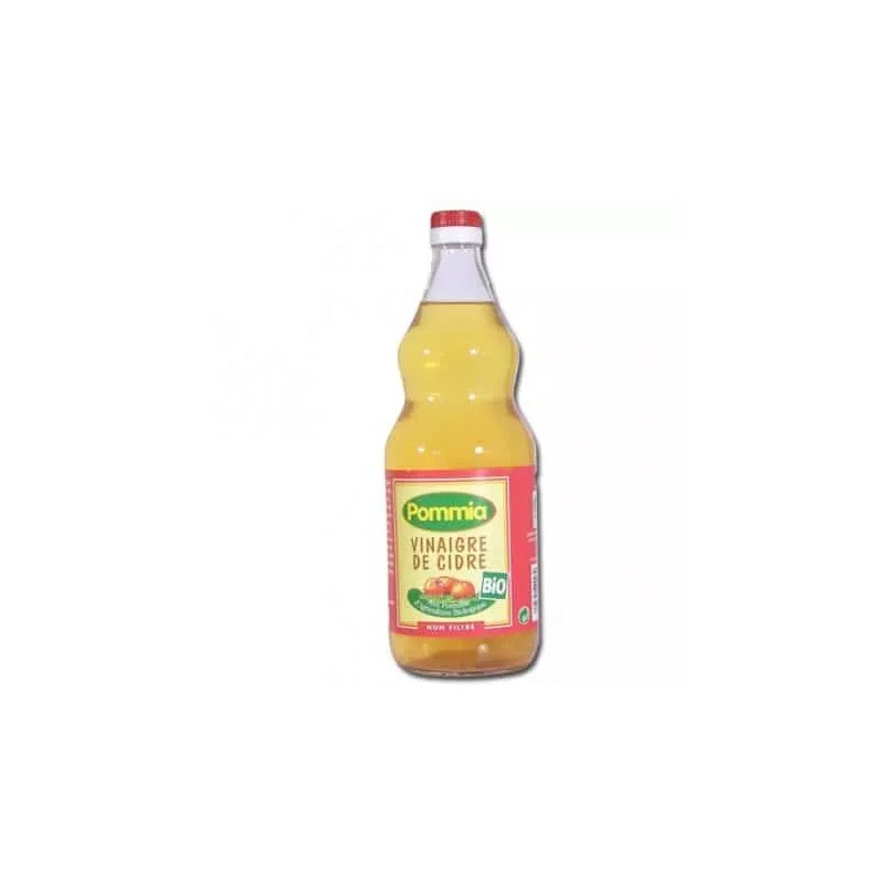 VINAIGRE DE CIDRE NON FILTRE 1L POMMIA  dans votre magasin bio en ligne Etiketbio.eu