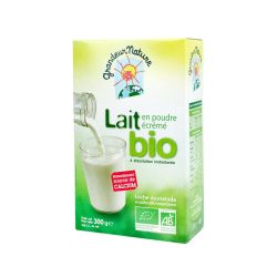 LAIT POUDRE 1%MG 300G GRANDEUR NATURE  dans votre magasin bio en ligne Etiketbio.eu