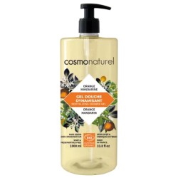 Gel douche dynamisant mandarine orange 1l COSMONATUREL  dans votre magasin bio en ligne Etiketbio.eu