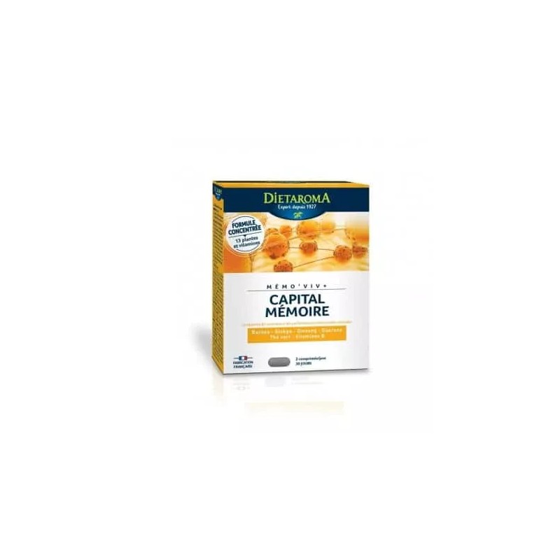 MEMO VIV CAPITAL MEMOIRE 60COMP DIETAROMA  dans votre magasin bio en ligne Etiketbio.eu