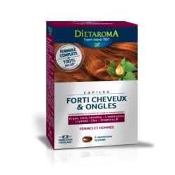 CAPILEA FORTI CHEVEUX 60 CAP DIETAROMA  dans votre magasin bio en ligne Etiketbio.eu