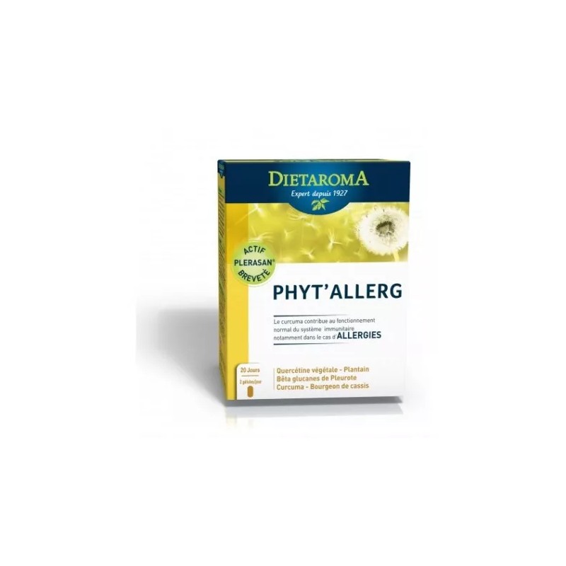 PHYT ALLERG 40GELS DIETAROMA  dans votre magasin bio en ligne Etiketbio.eu