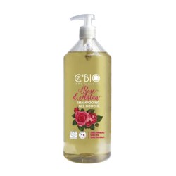 SHAMPOOING DOUCHE ROSE 1L CE BIO  dans votre magasin bio en ligne Etiketbio.eu