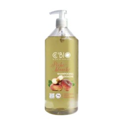 SHAMPOOING DOUCHE PECHE BLANCHE 1L CE BIO  dans votre magasin bio en ligne Etiketbio.eu