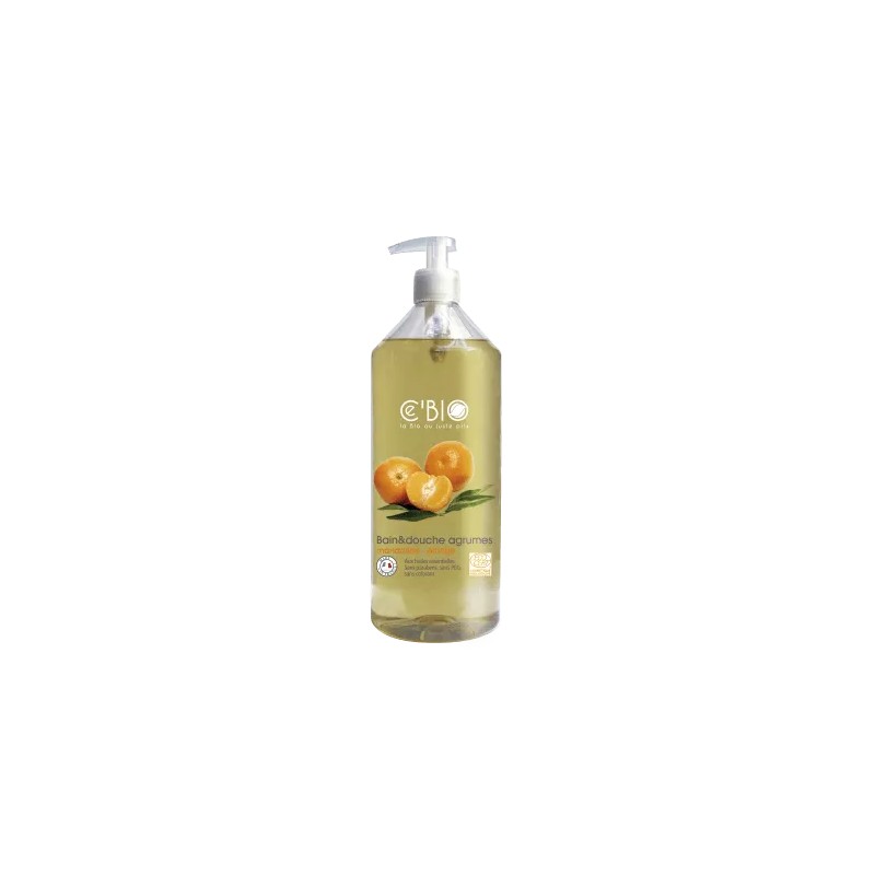 BAIN DOUCHE AGRUMES 1 L CE BIO  dans votre magasin bio en ligne Etiketbio.eu