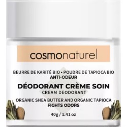 Déodorant crème soin beurre de karité tapioca 40g COSMONATUREL  dans votre magasin bio en ligne Etiketbio.eu