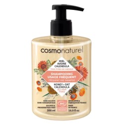 Shampooing usage fréquent miel calendula avoine 500ml COSMONATUREL  dans votre magasin bio en ligne Etiketbio.eu