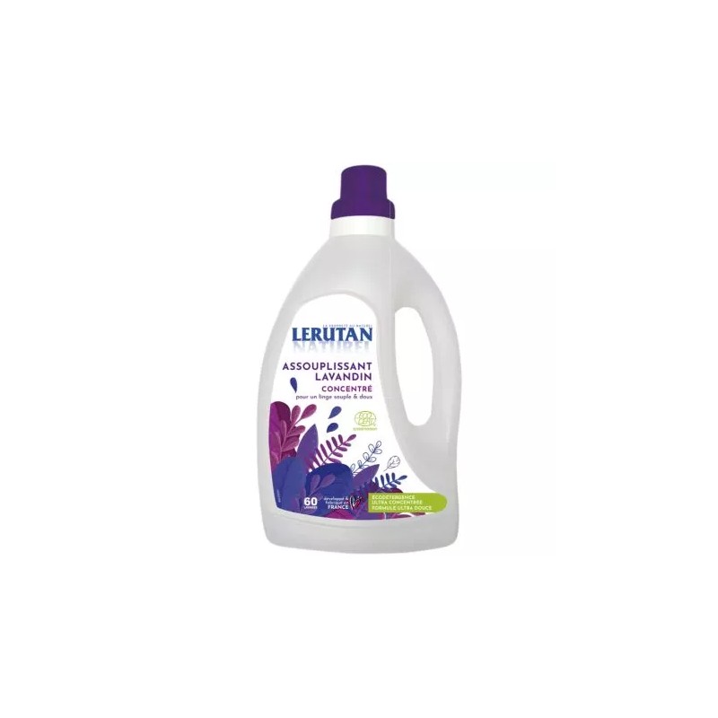 Assouplissant lavandin concentré 1,5l LERUTAN  dans votre magasin bio en ligne Etiketbio.eu