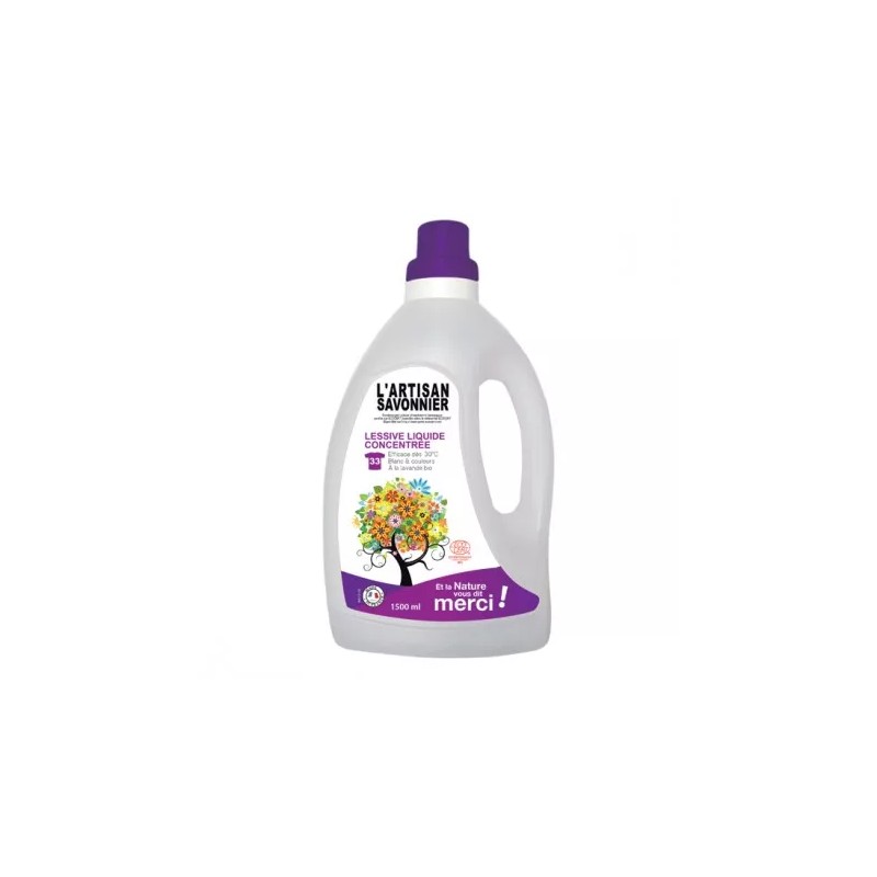 Lessive liquide concentrée 1,5l   dans votre magasin bio en ligne Etiketbio.eu