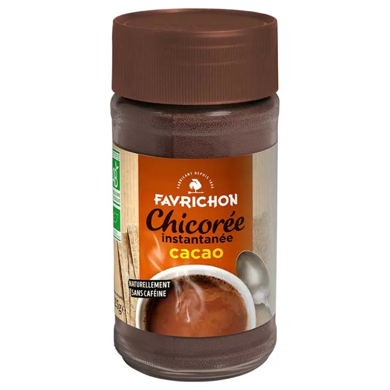 CHICORE INSTANTANEE AU CACAO 125GR FAVRICHON  dans votre magasin bio en ligne Etiketbio.eu