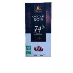 CHOCOLAT NOIR AU CAFE 100G MOULIN DES MOINES  dans votre magasin bio en ligne Etiketbio.eu