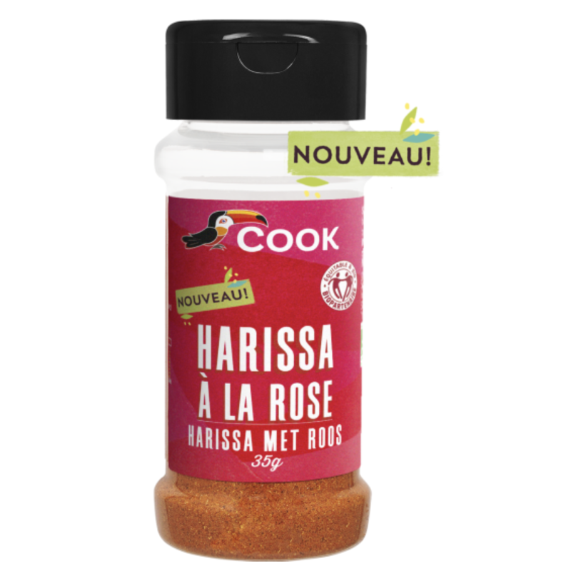 MELANGE HARISSA ROSE 35GR COOK  dans votre magasin bio en ligne Etiketbio.eu