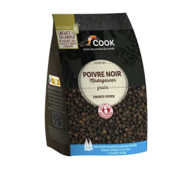 POIVRE NOIR EN GRAIN 150GR COOK  dans votre magasin bio en ligne Etiketbio.eu