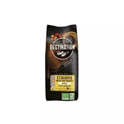 CAFE ETHIOPIE EQUITABLE, Moka pur arabica 500G DESTINATION  dans votre magasin bio en ligne Etiketbio.eu