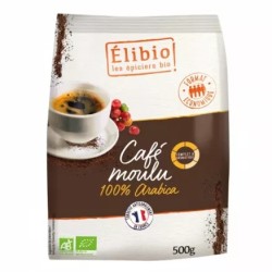 CAFE ARABICA MOULU 500G ELIBIO  dans votre magasin bio en ligne Etiketbio.eu