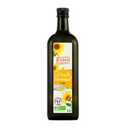 HUILE TOURNESOL VIERGE FRANCE 1L ELIBIO  dans votre magasin bio en ligne Etiketbio.eu