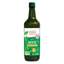 SIROP MENTHE 1L ELIBIO  dans votre magasin bio en ligne Etiketbio.eu