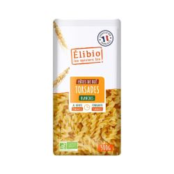 PATE TORSADE BLANCHE 500GR ELIBIO  dans votre magasin bio en ligne Etiketbio.eu