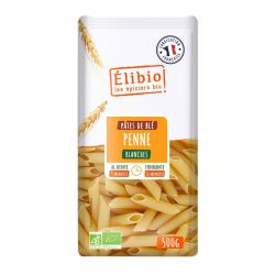 PENNE BLANCHE 500GR ELIBIO  dans votre magasin bio en ligne Etiketbio.eu