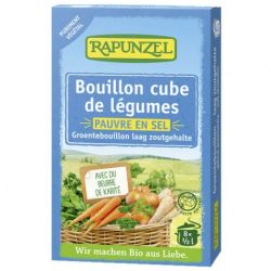 BOUILLON LEGUMES PAUVRE EN SEL 68G RAPUNZEL  dans votre magasin bio en ligne Etiketbio.eu