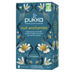 INFUSION NUIT ECHANTÉE (20 INFUSETTES) PUKKA  dans votre magasin bio en ligne Etiketbio.eu