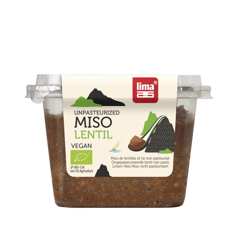 MISO DE LENTILLE ET RIZ NON PASTEURISE 300GR LIMA  dans votre magasin bio en ligne Etiketbio.eu