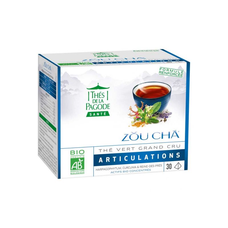 ZOU CHA BIO 30 INFUSETTES LES THES DE LA PAGODE  dans votre magasin bio en ligne Etiketbio.eu