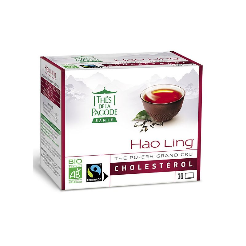 THE HAO LING CHOLESTEROL 30 INFUSETTES LES THES DE LA PAGODE  dans votre magasin bio en ligne Etiketbio.eu