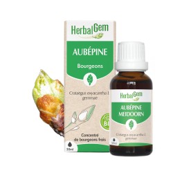 AUBEPINE BIO 30ML HERBALGEM  dans votre magasin bio en ligne Etiketbio.eu