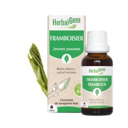 FRAMBOISIER BIO 30 ML HERBALGEM  dans votre magasin bio en ligne Etiketbio.eu