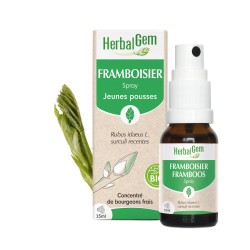 FRAMBOISIER SPRAY BIO 15ML HERBALGEM  dans votre magasin bio en ligne Etiketbio.eu