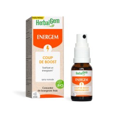 ENERGEM COUP DE BOOST SPRAY BIO 15 ML HERBALGEM  dans votre magasin bio en ligne Etiketbio.eu