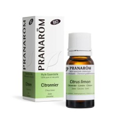 HUILE ESSENTIELLE CITRONNIER ZESTE BIO 10 ML PRANAROM  dans votre magasin bio en ligne Etiketbio.eu