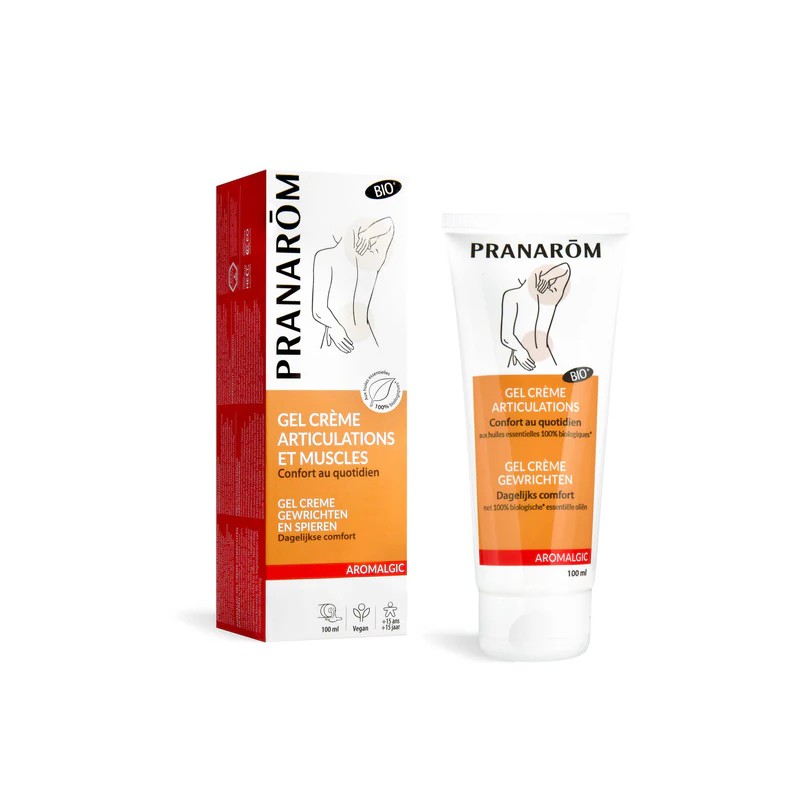 GEL CREME ARTICULATIONS ET MUSCLES BIO (ECO) 100 ML PRANAROM  dans votre magasin bio en ligne Etiketbio.eu