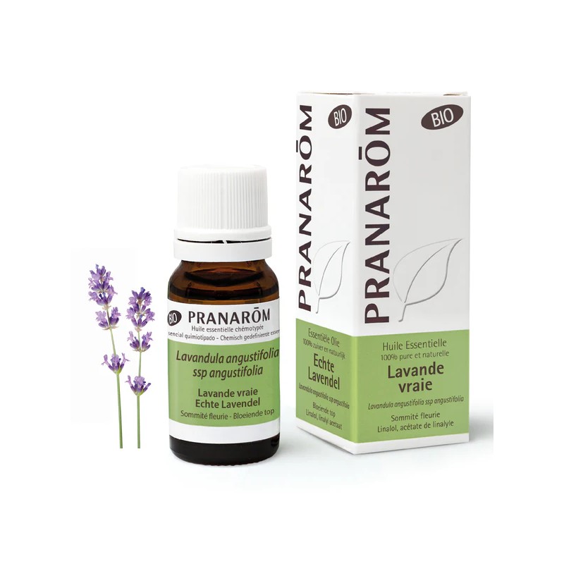 HUILE ESSENTIELLE LAVANDE VRAIE SOMMITE FLEURIE BIO 10 ML PRANAROM  dans votre magasin bio en ligne Etiketbio.eu